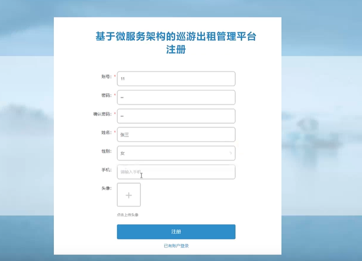 基于微服务架构的巡游出租管理平台